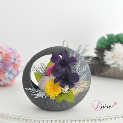 花を手入れする者 TK様おまとめ商品 デンファレ、ぽんぽん菊の仏花、お供え花、お悔みに 和風 プリザーブド