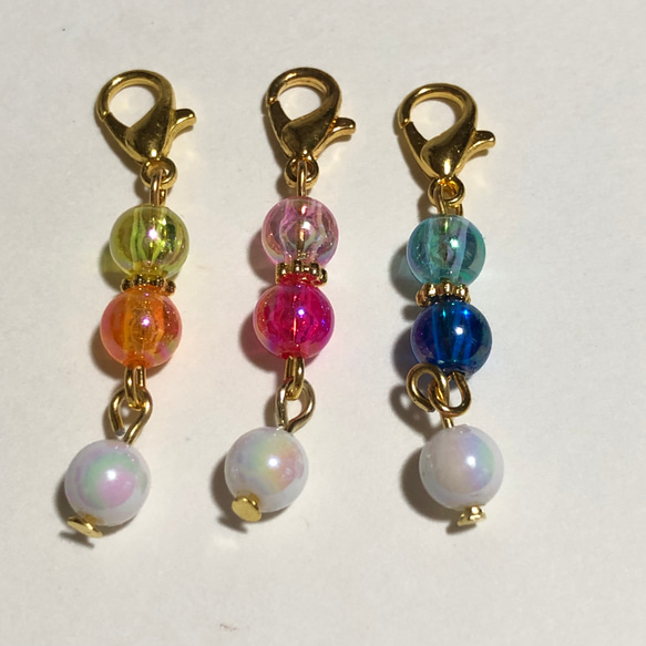 チャーム3点セット ファスナーチャーム ストラップ チャーム マスク