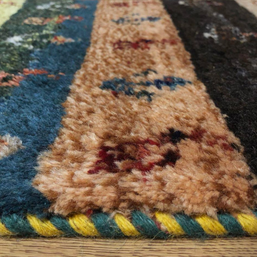 ペルシャギャッベ (ギャベ) ギャッベ 玄関マット No.GM-337 カーペット