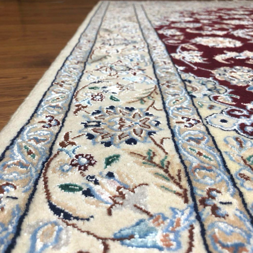 ペルシャ絨毯 ナイン産 6La No:CZN-130 リビング カーペット・絨毯