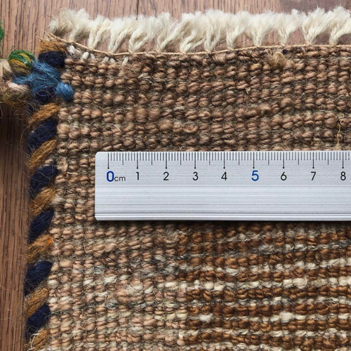 ギャッベ ペルシャ絨毯 91x65cm ギャベ 玄関マット 手織り ラグ 絨毯 ペルシャギャッベ (ギャベ) 玄関マット No:GP-281 カーペット