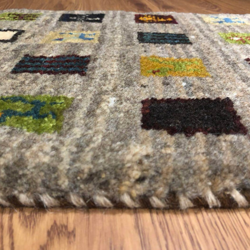 ペルシャギャッベ (ギャベ) ギャッベ 玄関マット No.GM-386 カーペット