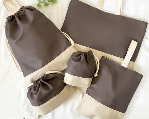 ナップサック　上履き入れ　お弁当袋✖️4コップ袋✖️4ランチョンマット✖️4 ナップサック 上履き入れ お弁当袋✖️4コップ袋✖️4ランチョンマット