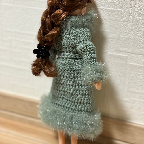 リカちゃん人形服 コート ロングコート 毛糸 もち 通販 18331067