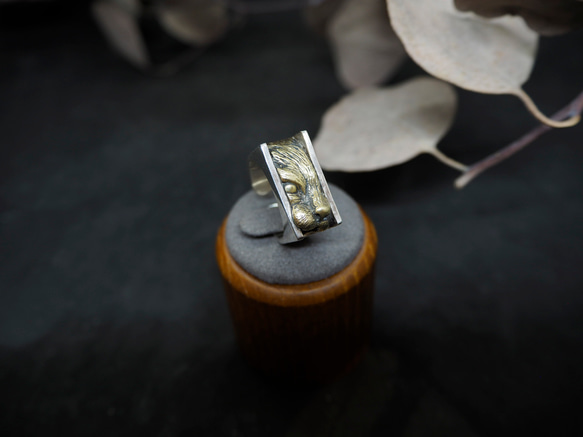 。默契之中。NO.01-3 擠臉貓 戒指/開放式 第3張的照片