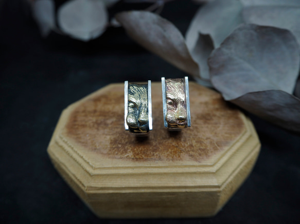 。默契之中。NO.01-3 擠臉貓 戒指/開放式 第1張的照片