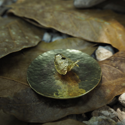 。默契之中。NO.07-2 小麻雀 線香座/黃銅 第5張的照片
