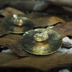 。默契之中。NO.07-2 小麻雀 線香座/黃銅 第4張的照片