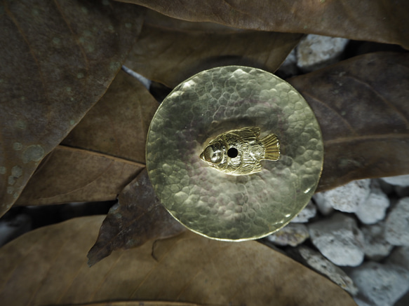 。默契之中。NO.07-2 小麻雀 線香座/黃銅 第3張的照片