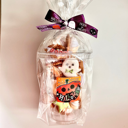 ハロウィンアイシングクッキー&チョコ入りメレンゲセット クッキー に