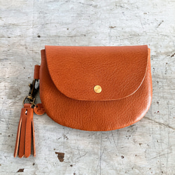 小さな本革財布】ふっくらコンパクト財布ブラック・ミニウォレット