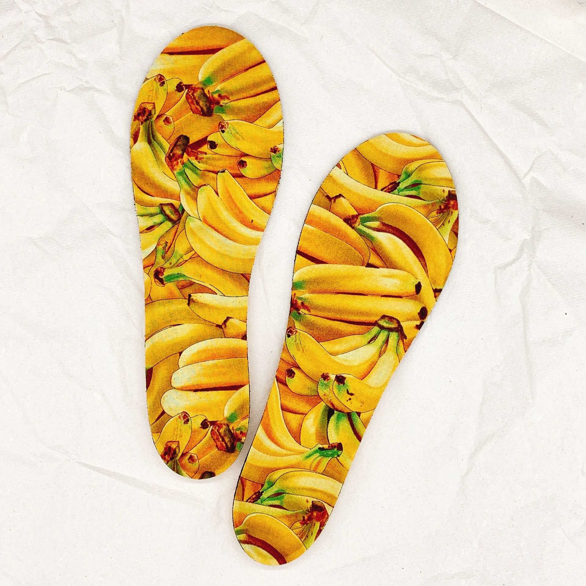見せたくなるインソール－バナナ－履く時ワクワク♩歩いてらくらく☆