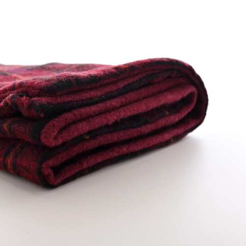 ⭐️KAPITALキャピタル マフラー総柄、チェック柄 マルチカラーリバーシブル KAPITAL - 縮絨ウール カラフルBIGママバンダナHAPPYマフラー