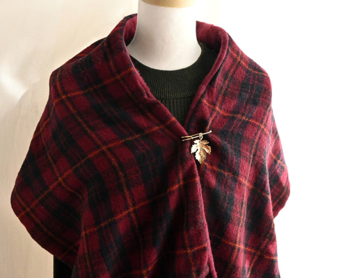 COMME des GARÇONS HOMME チェック マフラー リバーシブル COMME des GARÇONS チェック柄マフラー