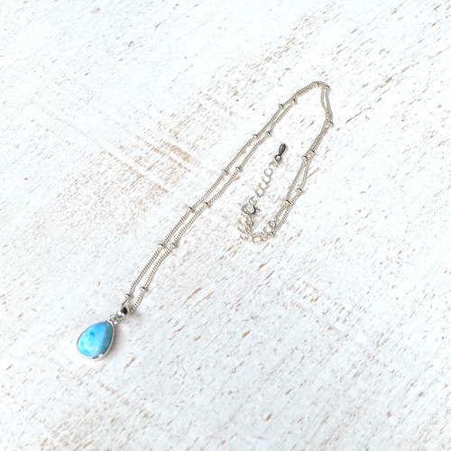 しずく ラリマー ネックレス SV925 ネックレス・ペンダント Ubud Moon