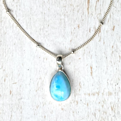 しずく ラリマー ネックレス SV925 ネックレス・ペンダント Ubud Moon