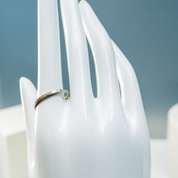 【「双秋の輪（Autumn Split）：チタンが映す鎌倉の秋」Titanium Ring】 5枚目の画像