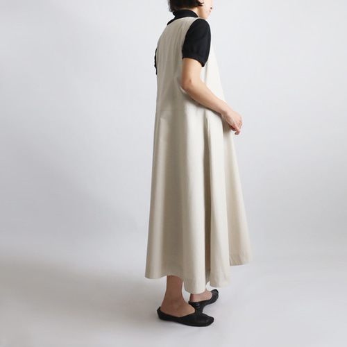 イチアンティークス リネン ロングワンピース ジャンパースカート カシュクール ICHI Antiquites（イチアンティークス）の「ICHI Antiquites