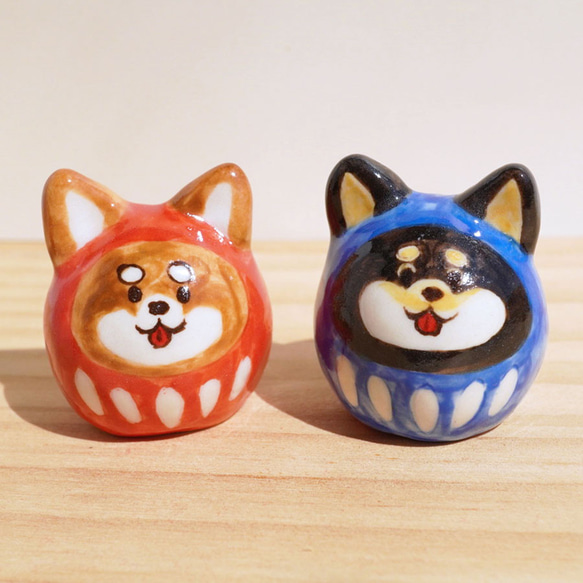 陶磁器 手描き 柴犬 置物 楽天市場】9個セット 柴犬置物 陶器卓上飾り 和風 手描き 招き犬