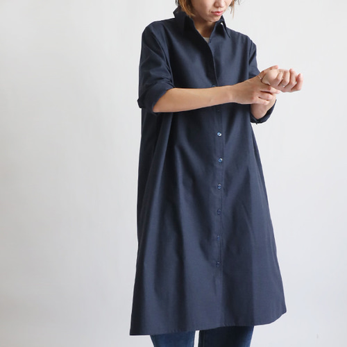 ラスト4 最終SALE ロング ワンピース 角襟ジャケット ゆったり