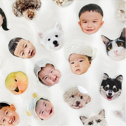 オーダーメイドグッズ お好きな写真で作れるオリジナル アクリル スマホグリップ秋冬限定1+1 4枚目の画像