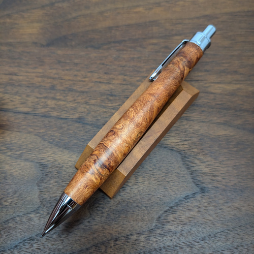 新作】花梨瘤杢 シャープペンシル No.678 ペン・筆記用具 工房