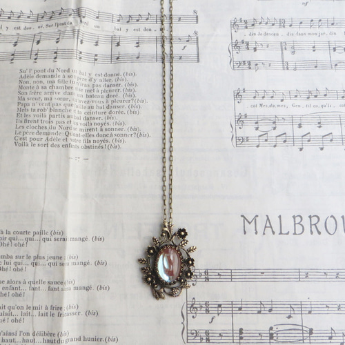 ヴィンテージサフィレット サフィリーン ネックレス 18×13