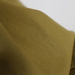 ⁑ラスト１　上下セットアップ　ギマ擬麻コットン　小花フリル　シャツ　ワイド幅広パンツA98 12枚目の画像