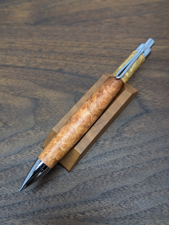 新作】花梨瘤杢 紅白 シャープペンシル No.682 ペン・筆記用具 新作】花梨瘤杢 紅白 シャープペンシル No.682 ペン・筆記用具