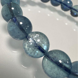 ディープモス アクアマリン 10mm 天然石 ブレスレット ブレスレット