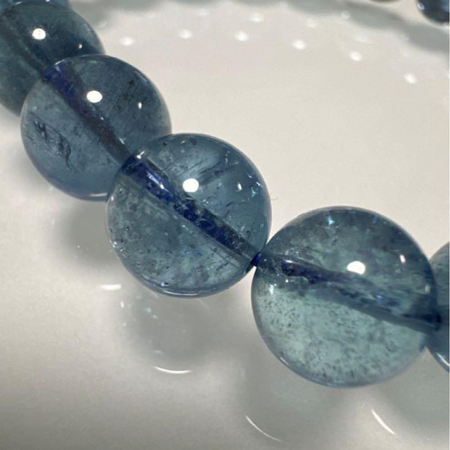 ディープモス アクアマリン 10mm 天然石 ブレスレット ブレスレット