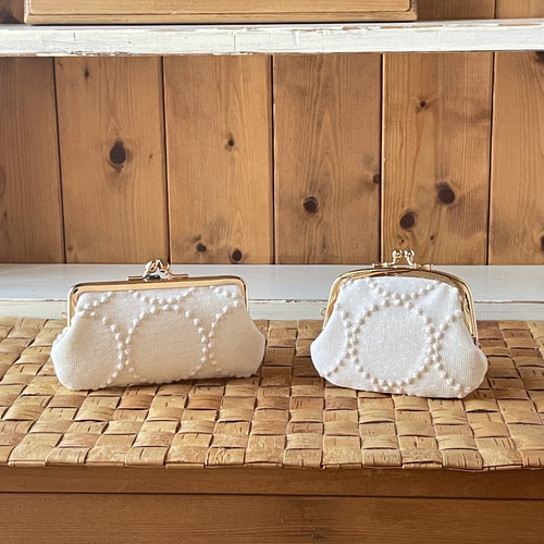 ミナペルホネン タンバリン仕切りがま口 がま口財布 がま口ポーチ