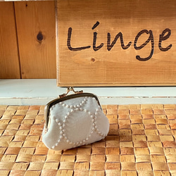 ミナペルホネン タンバリン仕切りがま口 がま口財布 がま口ポーチ