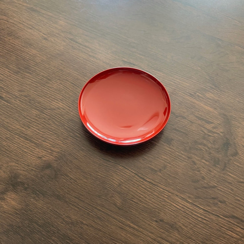 引盃：赤い漆器の皿5枚セット 朱塗引盃5枚組 小皿 antique art nozomi 通販 18333618｜Creema(クリーマ)