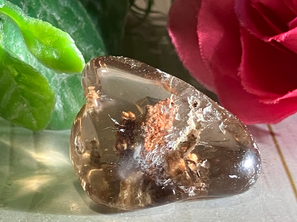 ガーデン スモーキークォーツ マスタークリスタル 虹入り 水晶