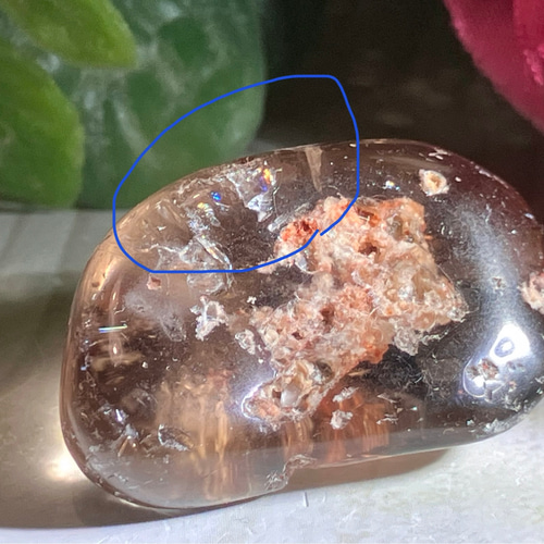 ガーデン スモーキークォーツ マスタークリスタル 虹入り 水晶