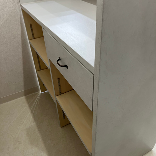 石っぽいレジカウンター 受付カウンター レジ台 机・デスク