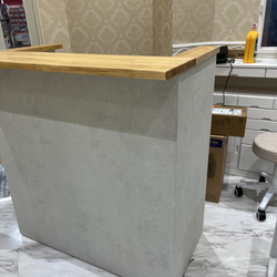 チョコボーイ　レジカウンター 石っぽいレジカウンター 受付カウンター レジ台 机・デスク