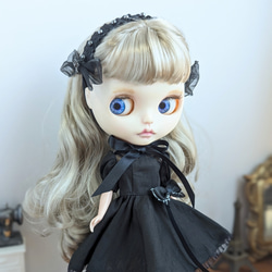 1004※ウール素材のネイビーフレアロングコート※ブライスアウトフィット