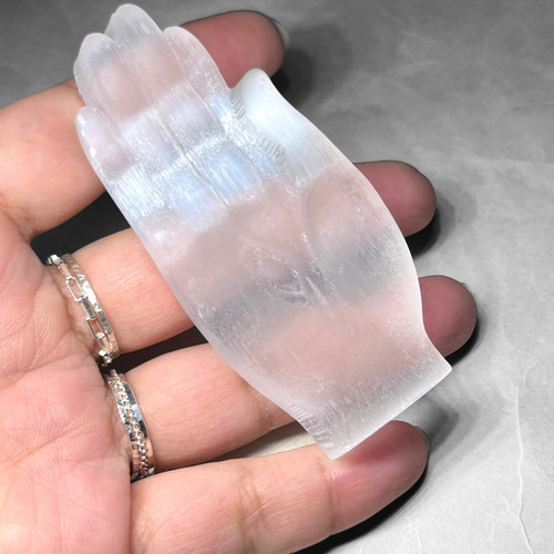 selenite：hamsa / セレナイト：ハムサ A 天然石 N.st 通販 18334005
