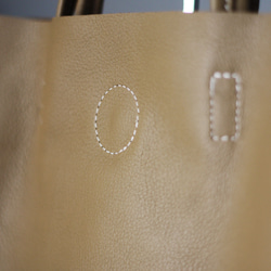 本革  縦型ショルダートートバッグ A4 サブバッグ 書類バッグ 通勤通学 縦長 薄マチ レッスンバッグ B-356 16枚目の画像