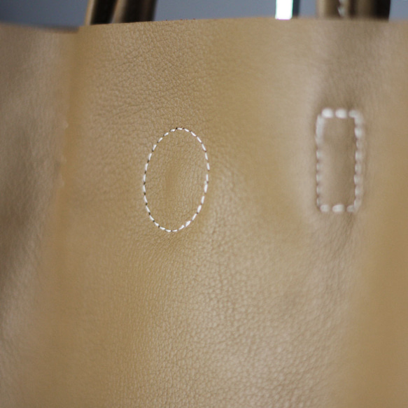 本革  縦型ショルダートートバッグ A4 サブバッグ 書類バッグ 通勤通学 縦長 薄マチ レッスンバッグ B-356 16枚目の画像