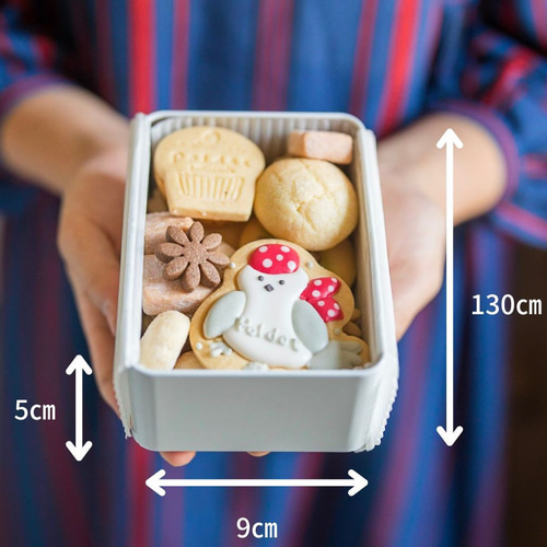 プティ Dotテディ 贈り物 クッキー缶 アイシングクッキー