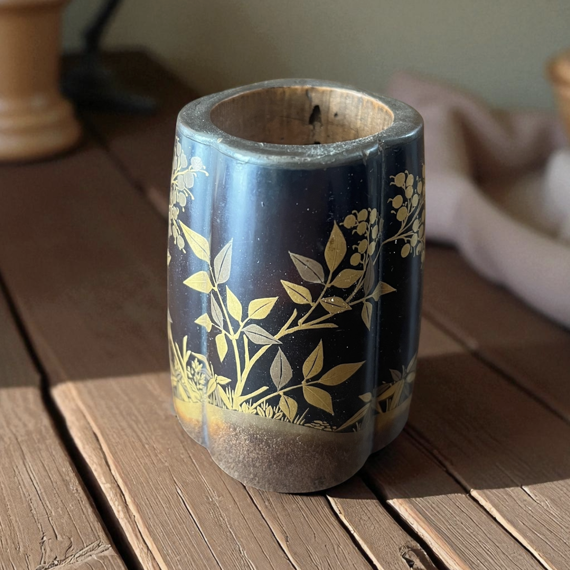 蒔絵香筒　江戸期