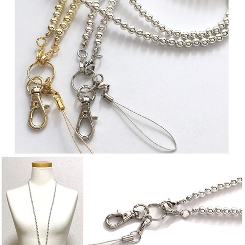 つやつやメタリックパールのネックレスみたいでおしゃれなネック