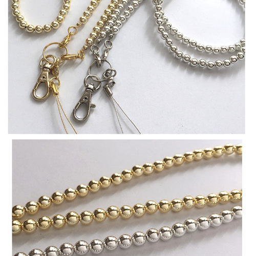 つやつやメタリックパールのネックレスみたいでおしゃれなネック