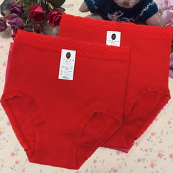 日本製おこだわり 赤ショーツ LLサイズ 2枚組 送料無料 スパン