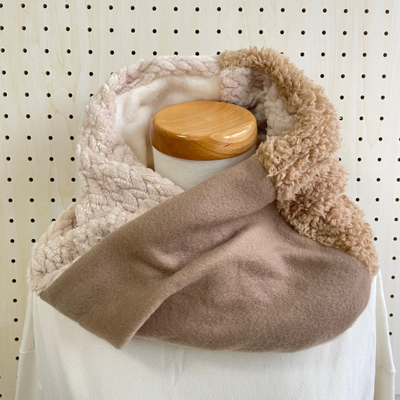 21 ふわもこ スヌード✳︎ ブラウン スヌード Mico⭐︎オーダー不可  