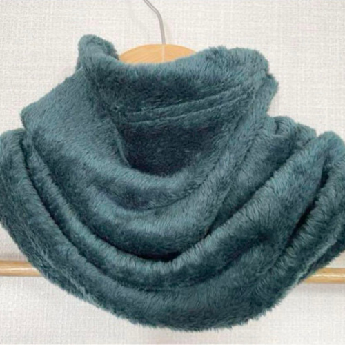 MGLモコモコスーパーロンググリーン色息がしやすいウォーキング用バフ  