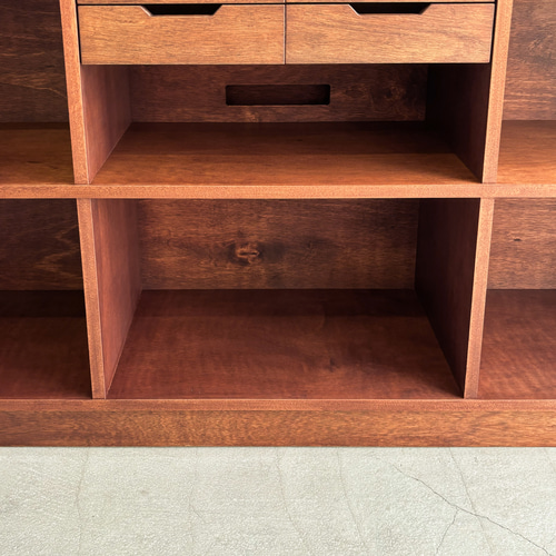 VINTAGE RECORD BOOTH サイズ変更可 レコード 本棚 ビンテージ ミッド